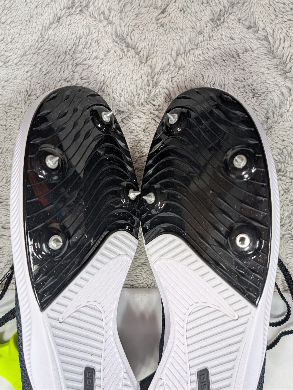 Nike Zoom Rival Black Silver Track Field Distance Spikes Mens 10.5 DC8725-001 - Picture 6 of 7